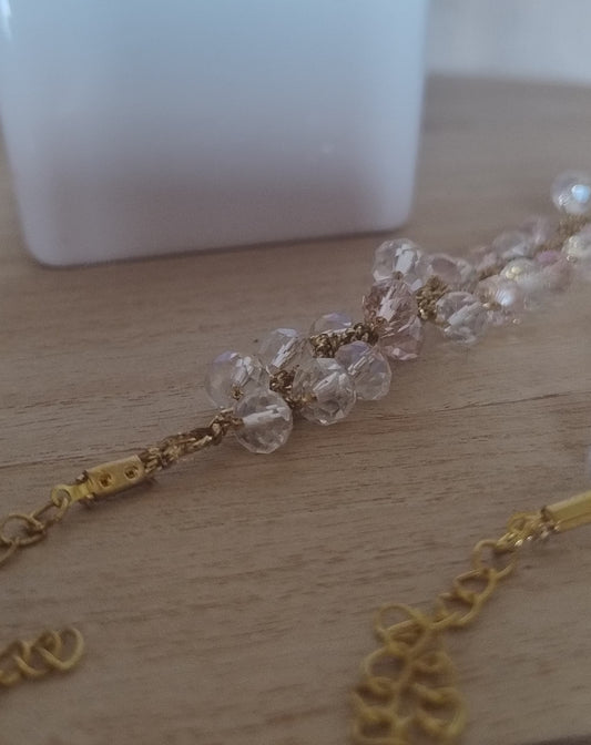 Bracciale con pietre Trasparenti