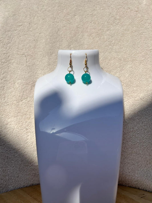 Orecchini verde chiaro